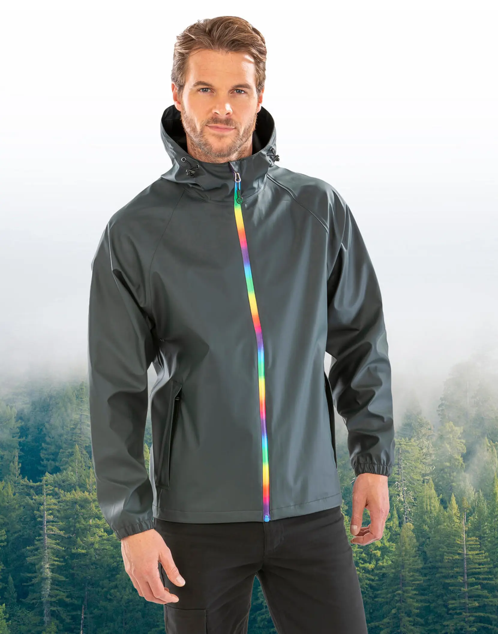Bild på Prism PU Waterproof Jacket with Recycled Backing