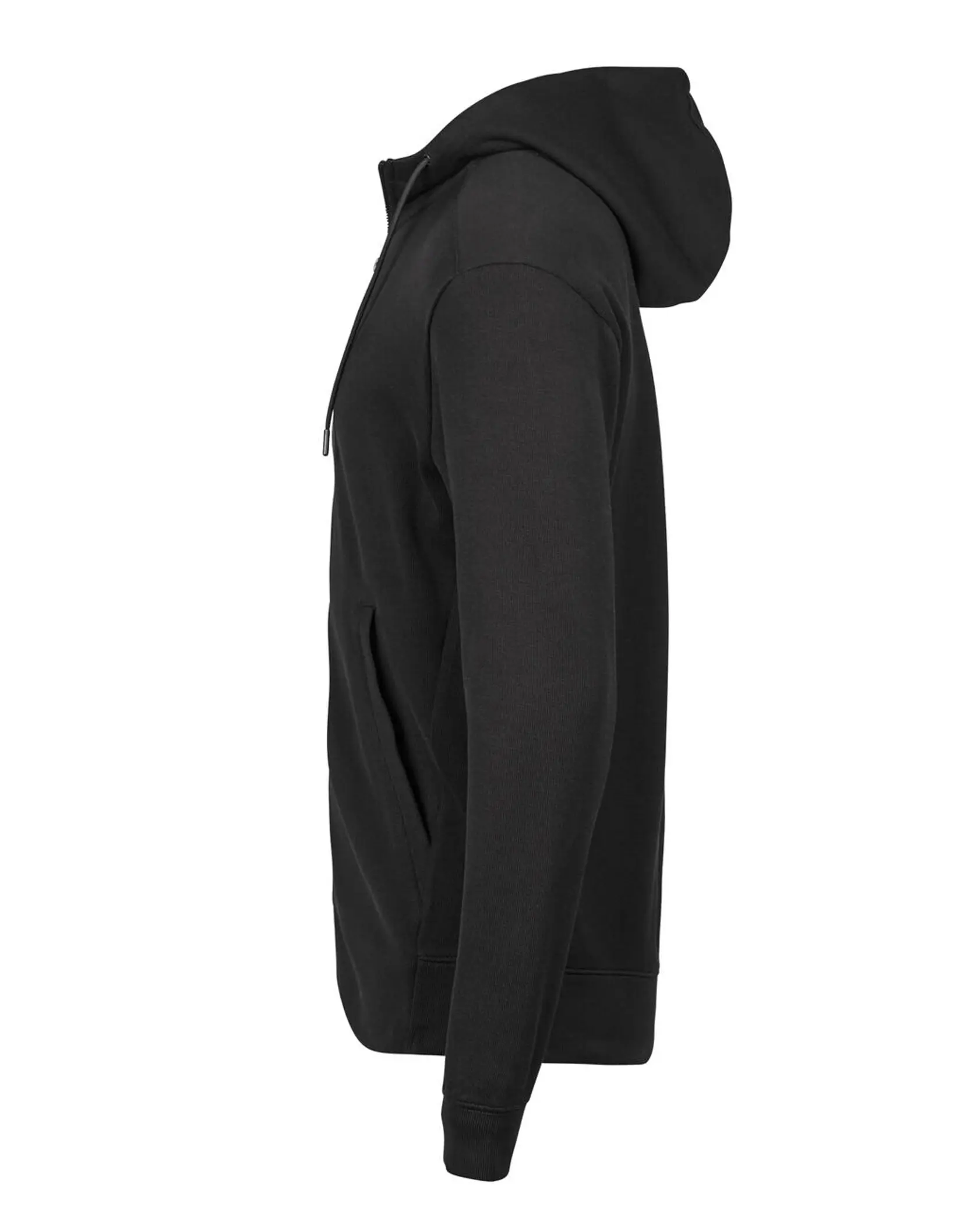 Bild på Ribbed Interlock Hooded Full Zip