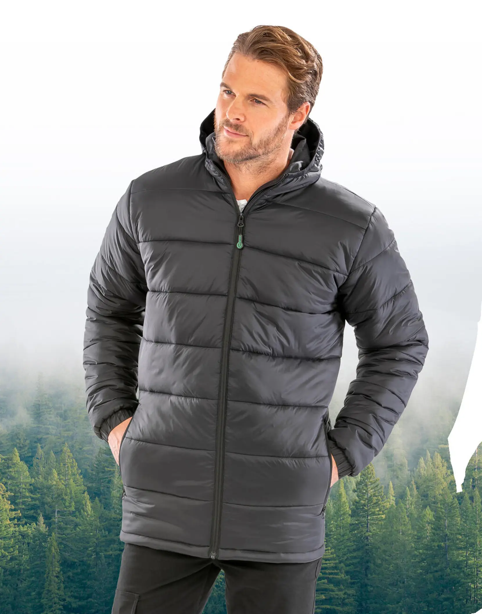 Bild på Recycled Hooded Padded Parka