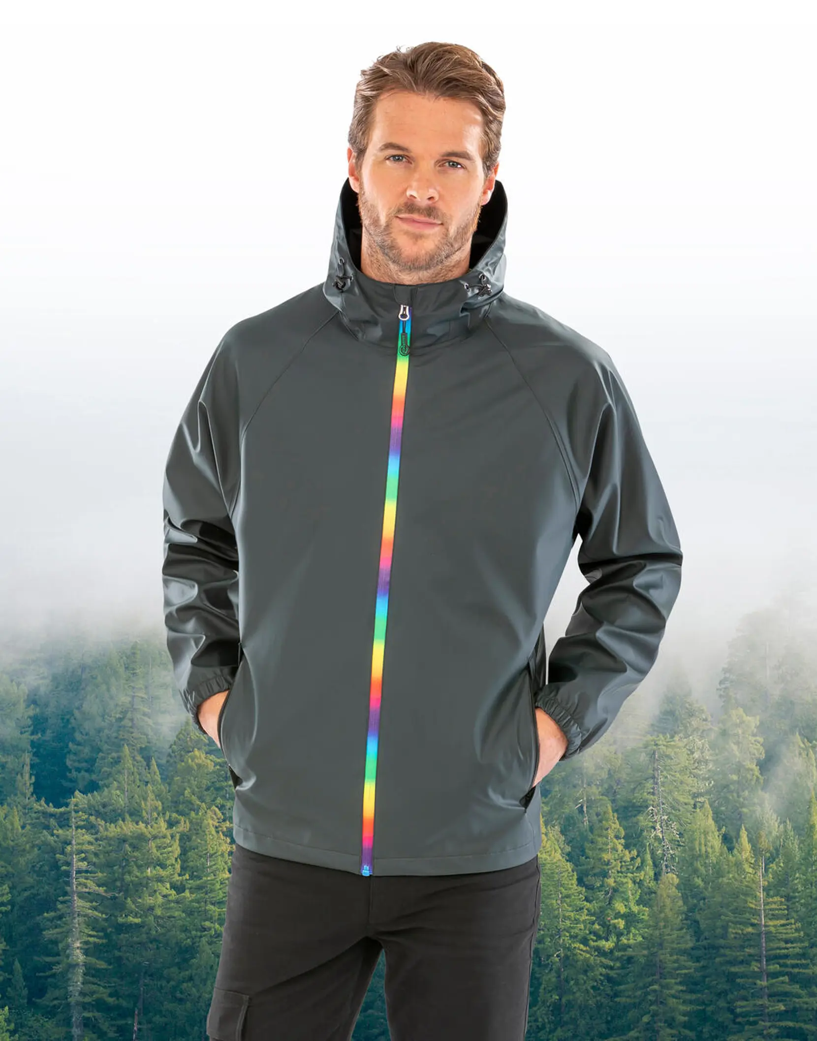 Bild på Prism PU Waterproof Jacket with Recycled Backing