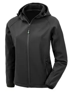 Bild på Women's Recycled 3-Layer Hooded Softshell