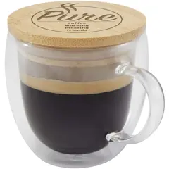 Bild på Lenora 250 ml glasmugg med bambulock