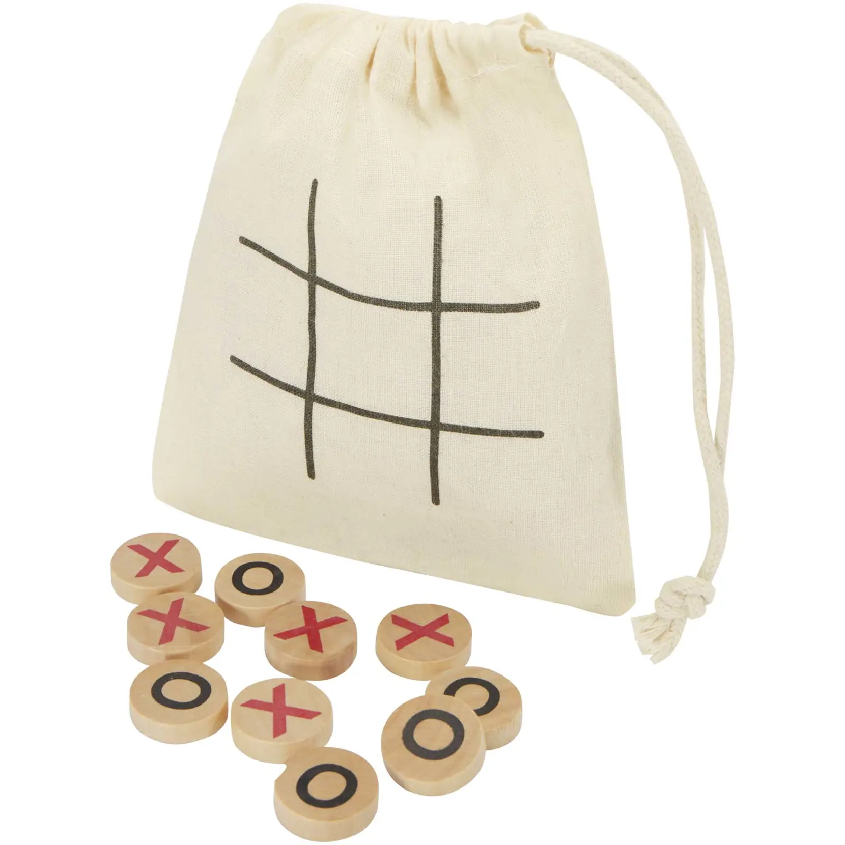 Bild på Whorl tic-tac-toe-spel av trä