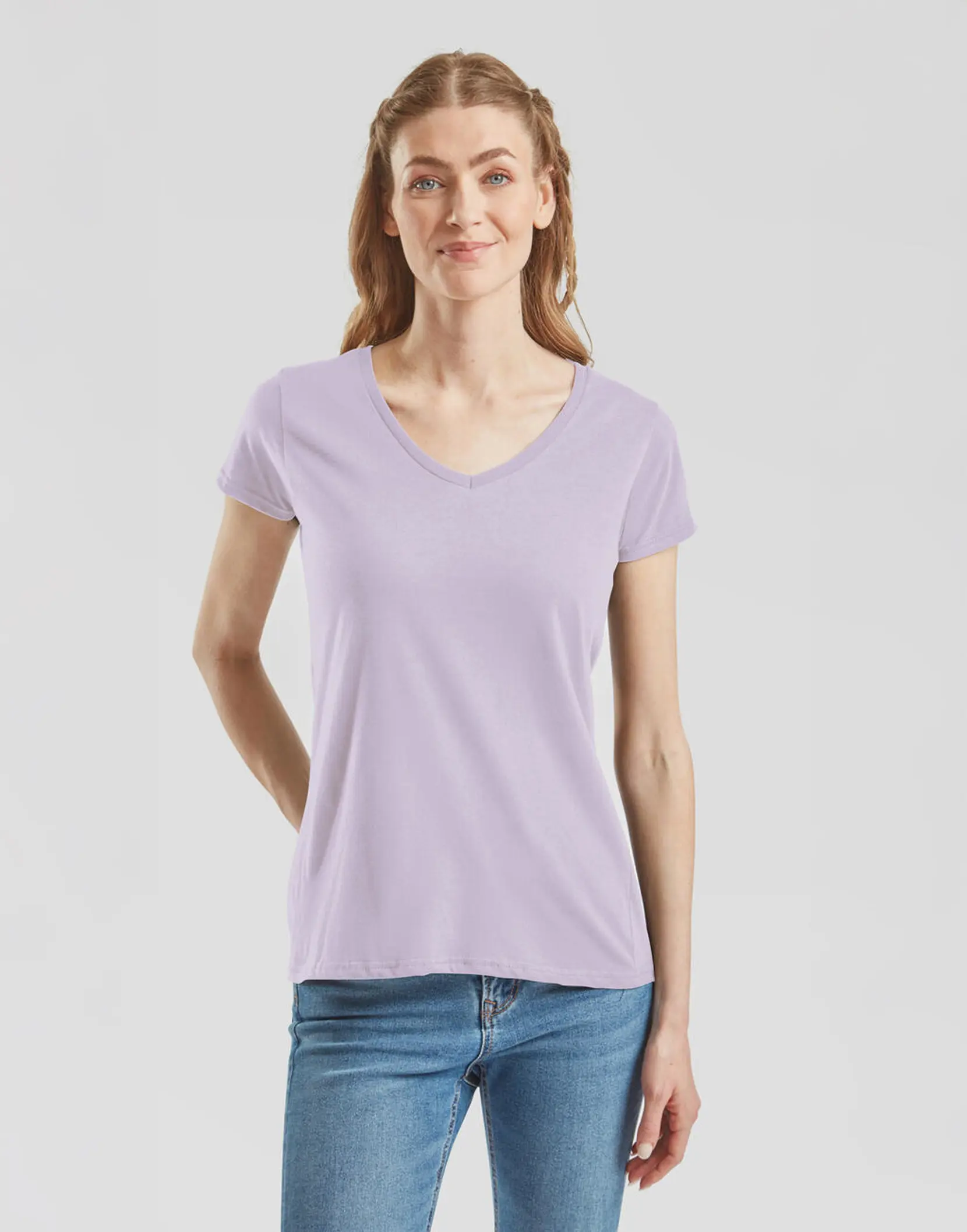 Bild på Ladies' Iconic 150 V Neck T