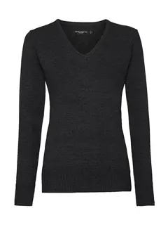 Bild på Ladies V-Neck Knitted Pullover