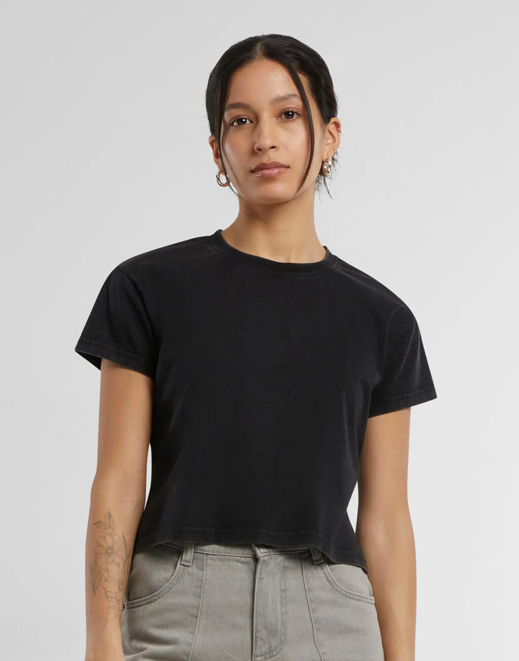 Bild på Ladies Vintage Cropped Tee