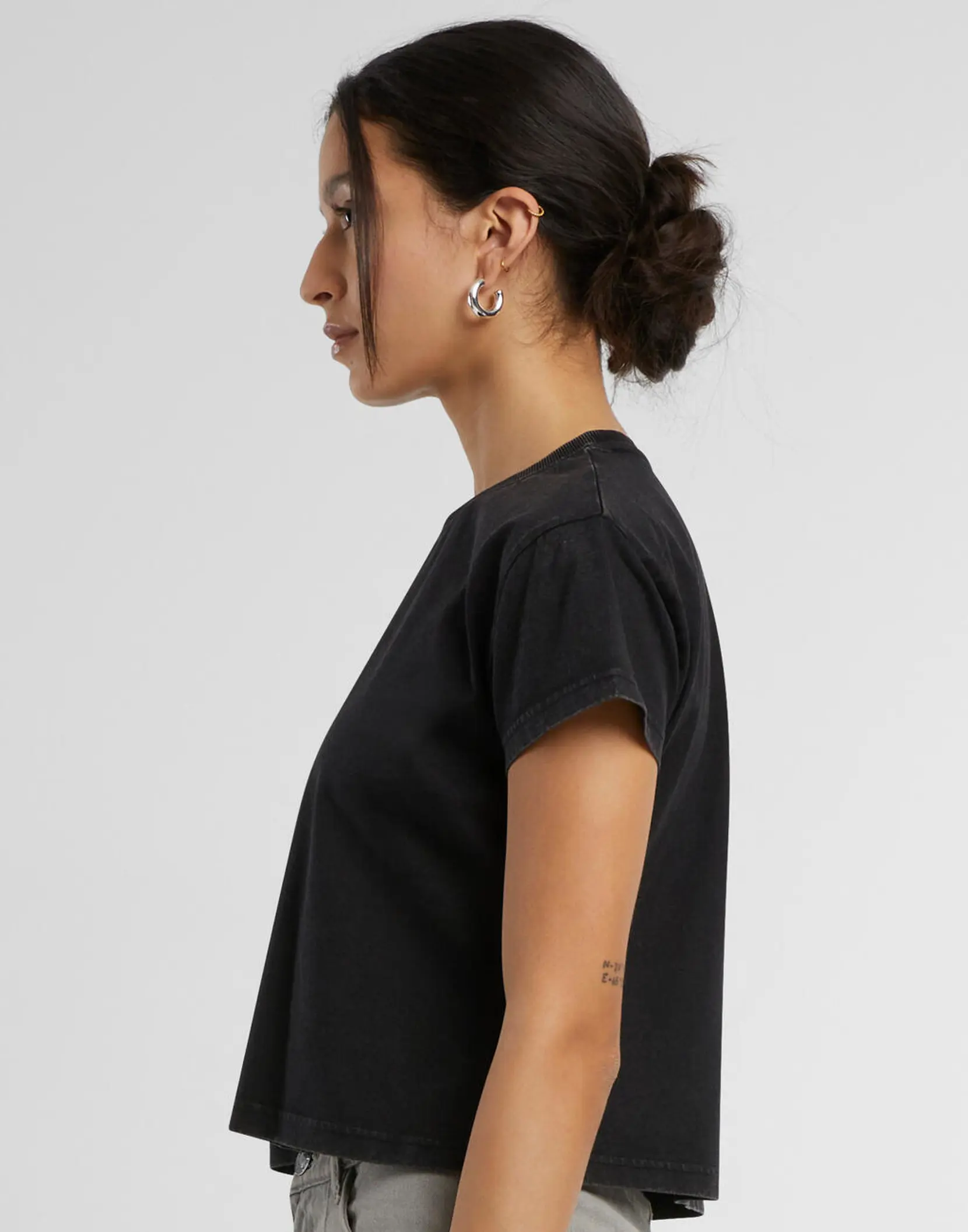 Bild på Ladies Vintage Cropped Tee