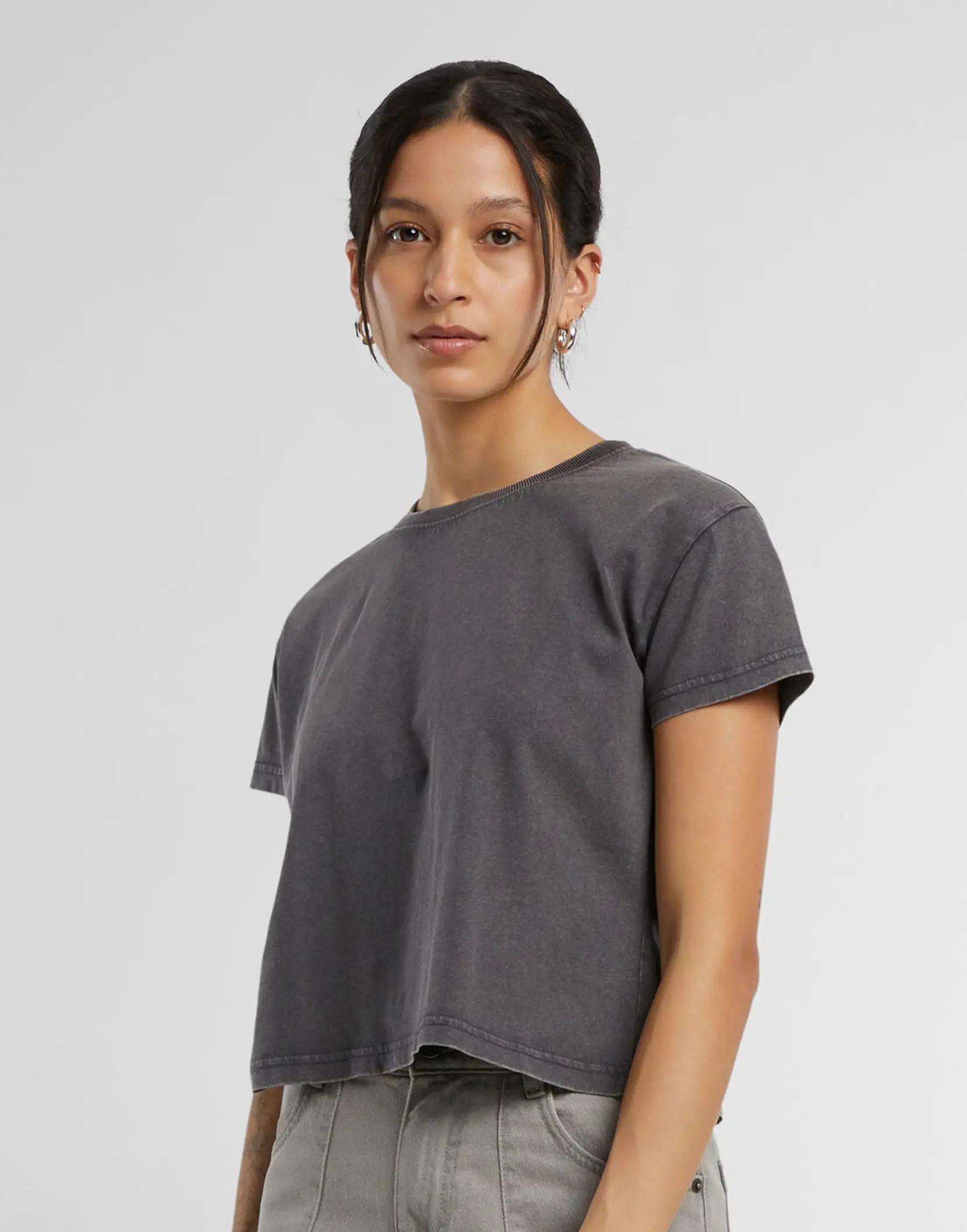 Bild på Ladies Vintage Cropped Tee