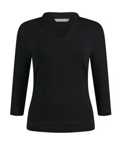 Bild på Regular Fit Mandarin Collar Top 3/4 Sleeve