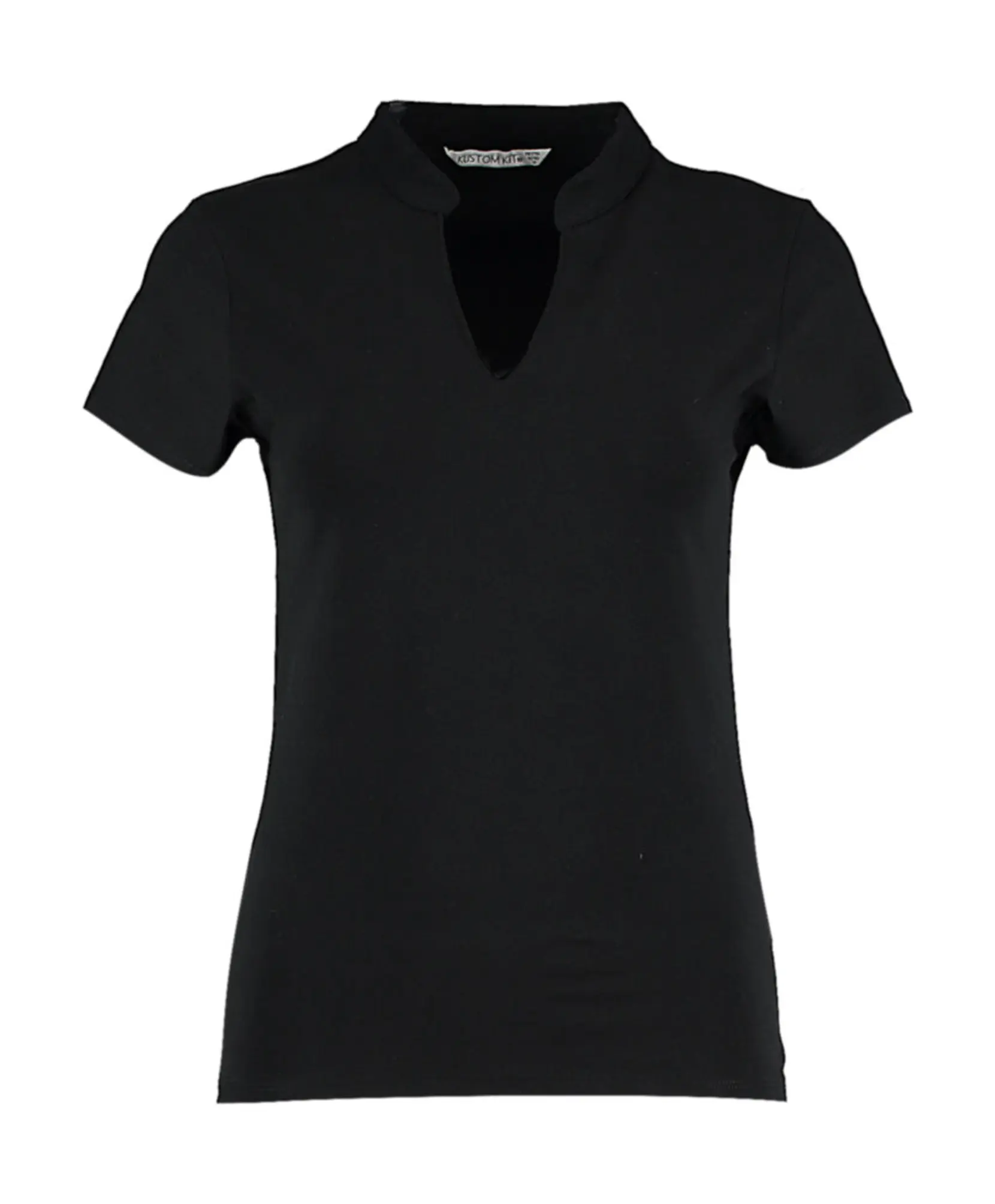 Bild på Regular Fit Mandarin Collar Top