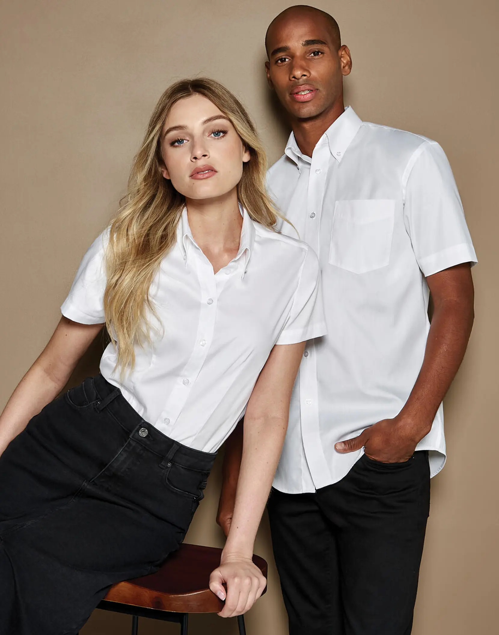 Bild på Women's Tailored Fit Premium Oxford Shirt SSL