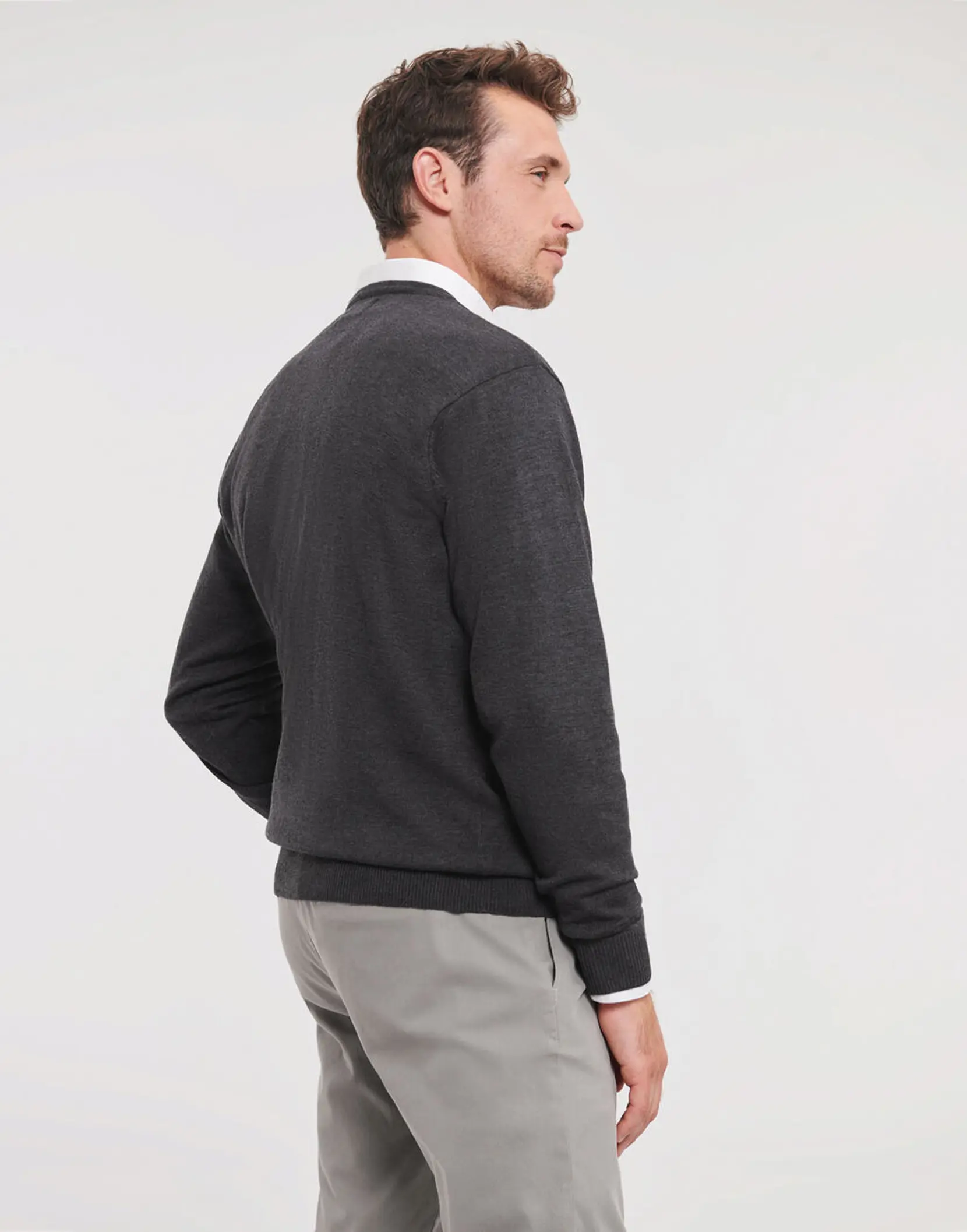 Bild på Men's V-Neck Knitted Pullover