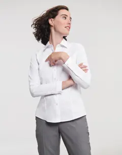 Bild på Ladies' LS Herringbone Shirt