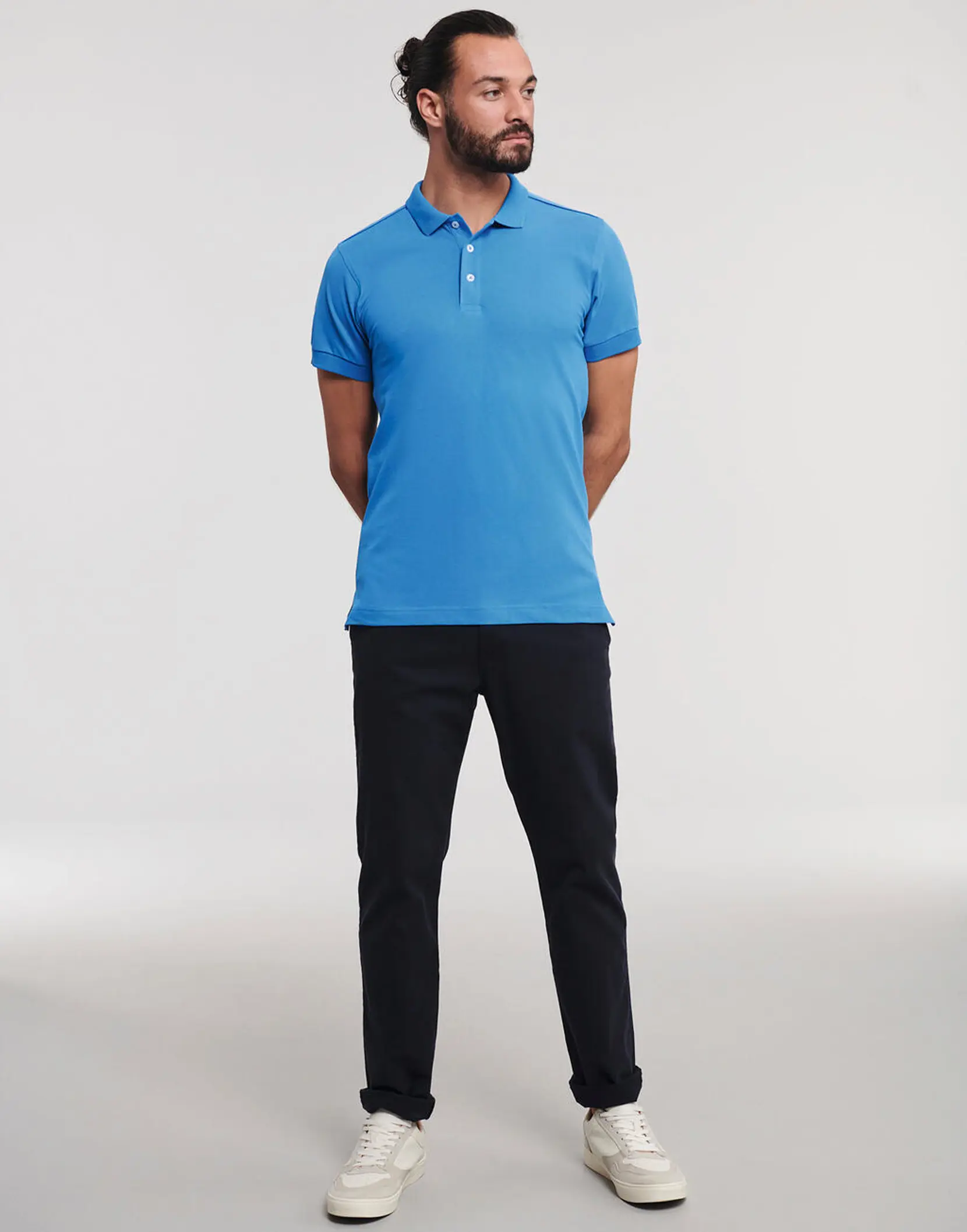 Bild på Men's Fitted Stretch Polo