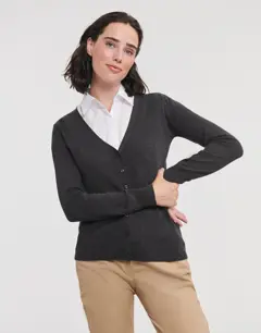 Bild på Ladies V-Neck Knitted Cardigan