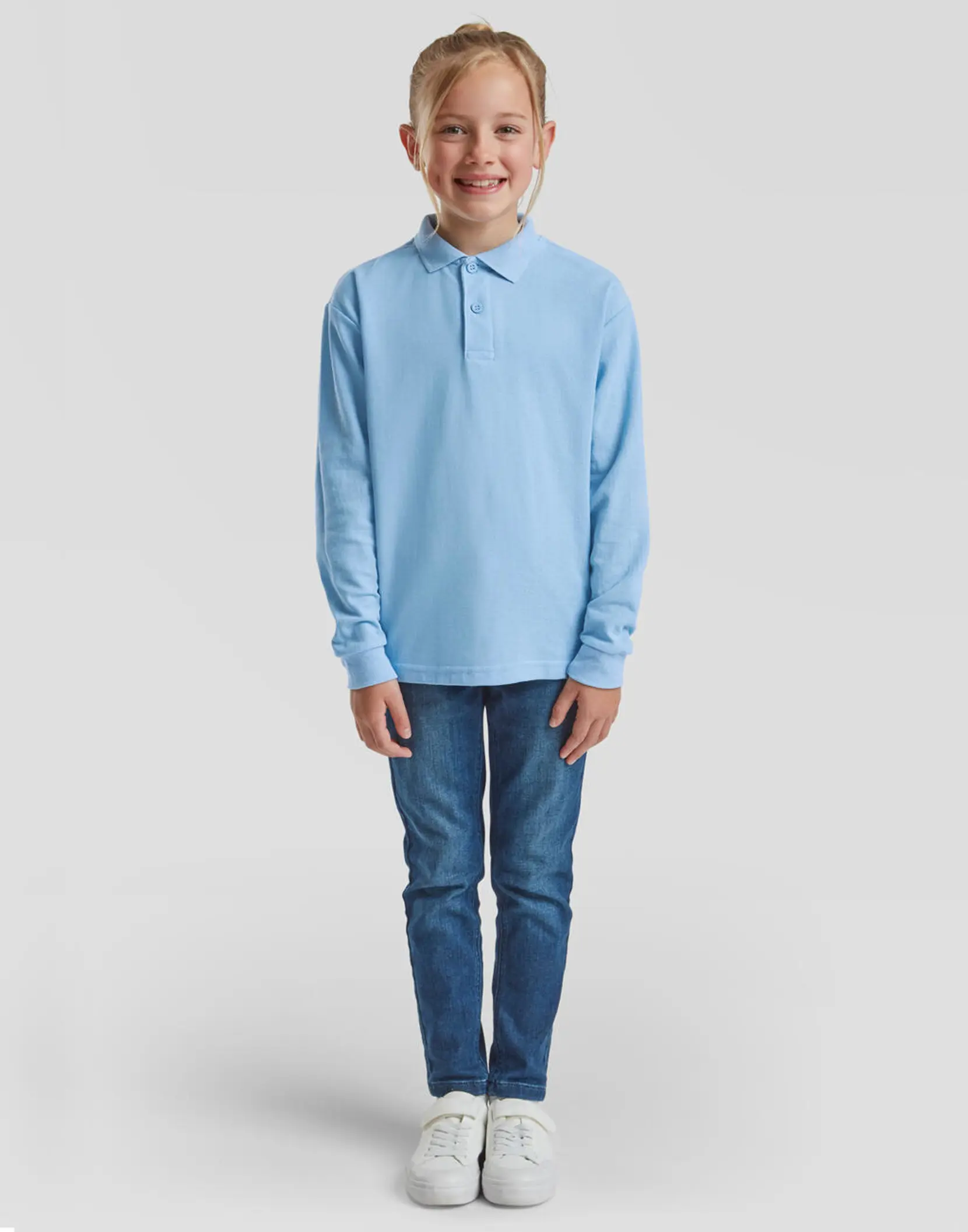Bild på Kids 65/35 Long Sleeve Polo
