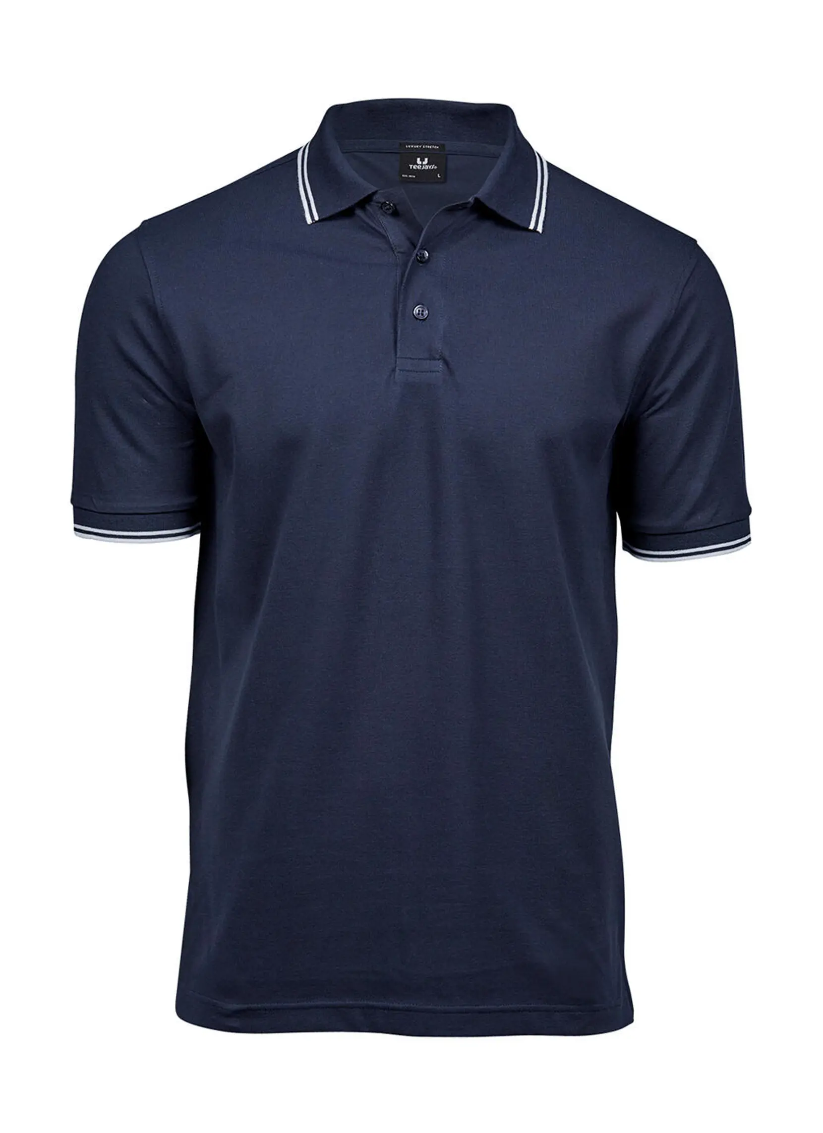 Bild på Luxury Stripe Stretch Polo