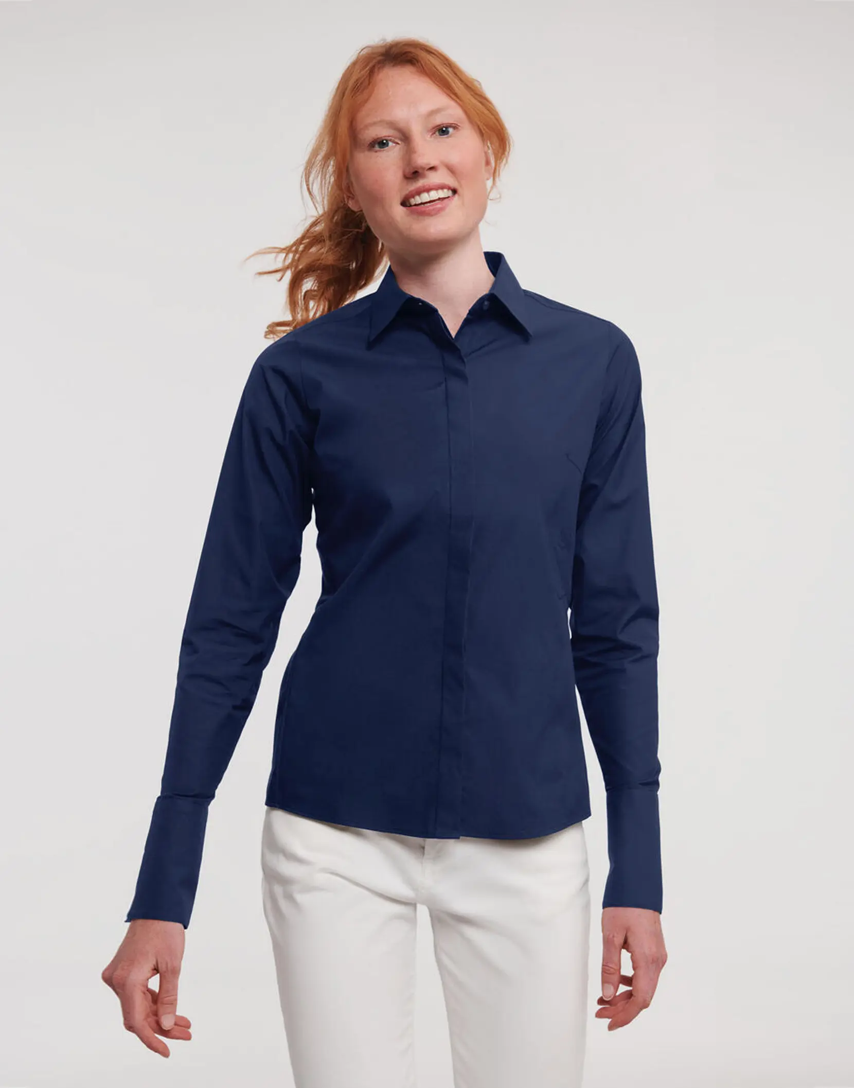 Bild på Ladies' LS Ultimate Stretch Shirt