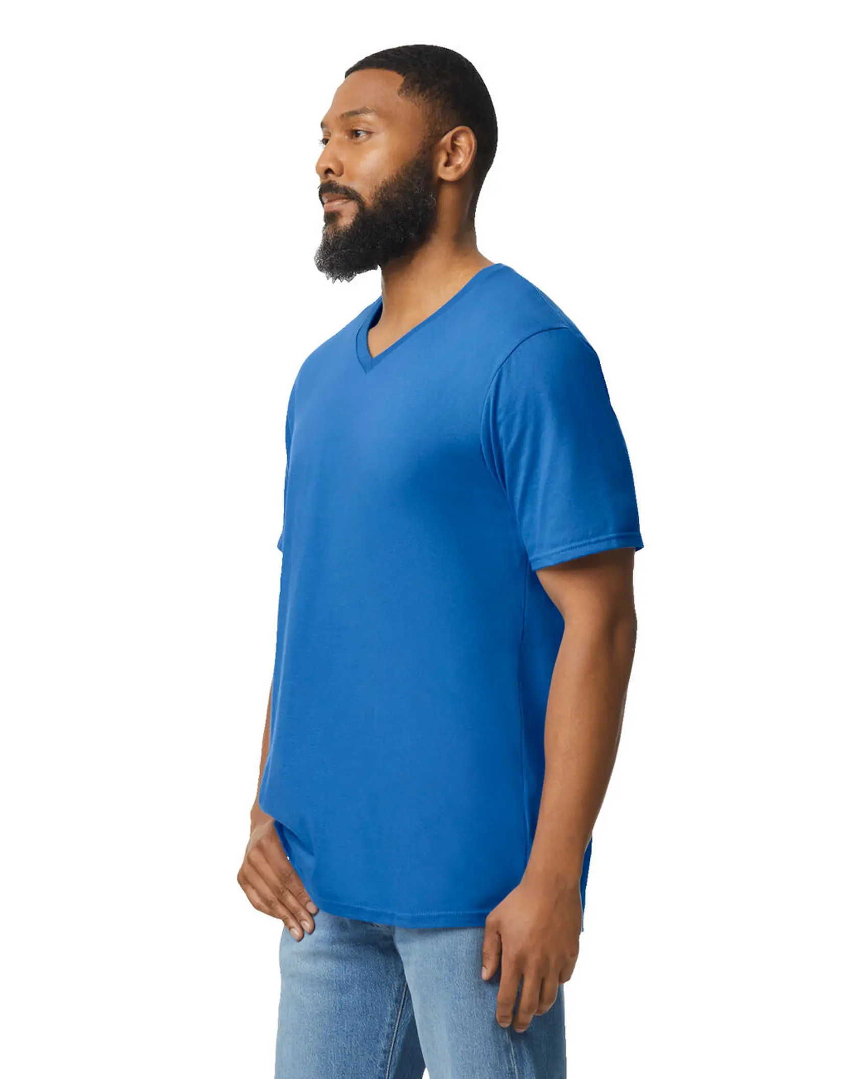 Bild på Softstyle Adult V-Neck T-Shirt