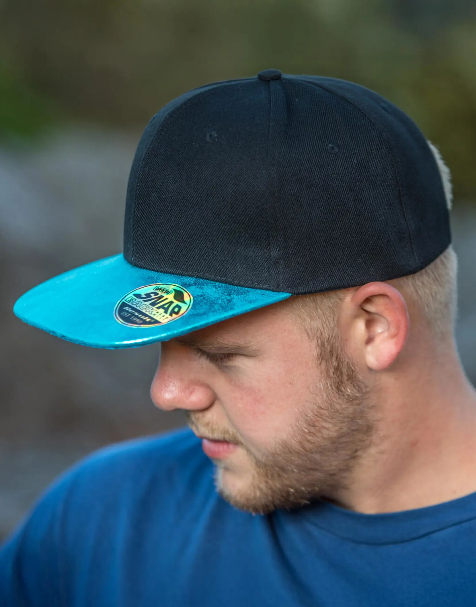 Bild på Bronx Glitter Flat Peak Snapback Cap 