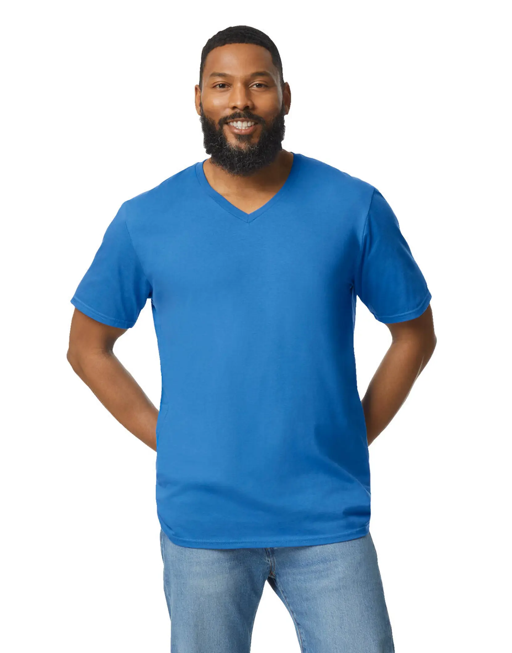 Bild på Softstyle Adult V-Neck T-Shirt