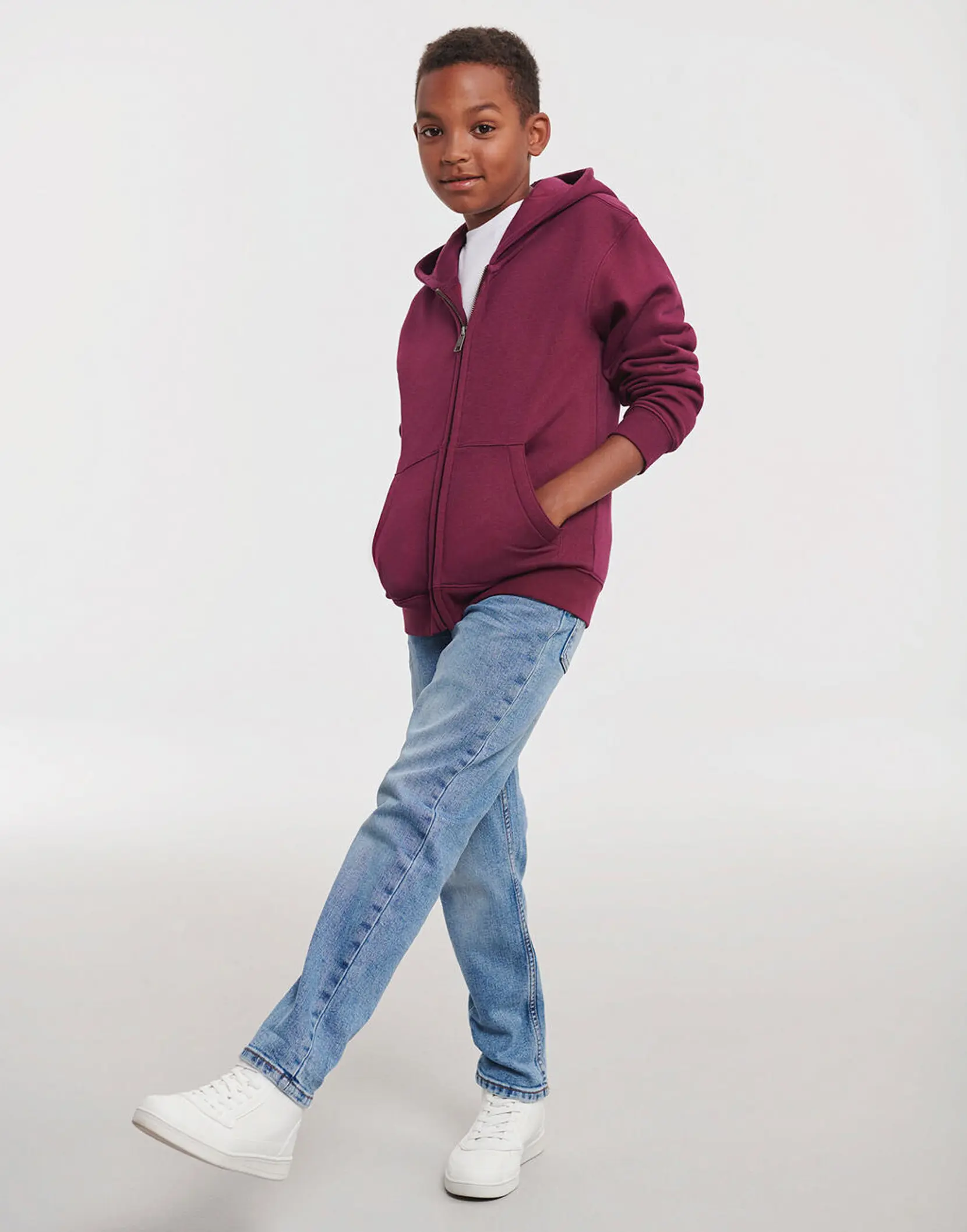 Bild på Kids' Authentic Zipped Hood Sweat