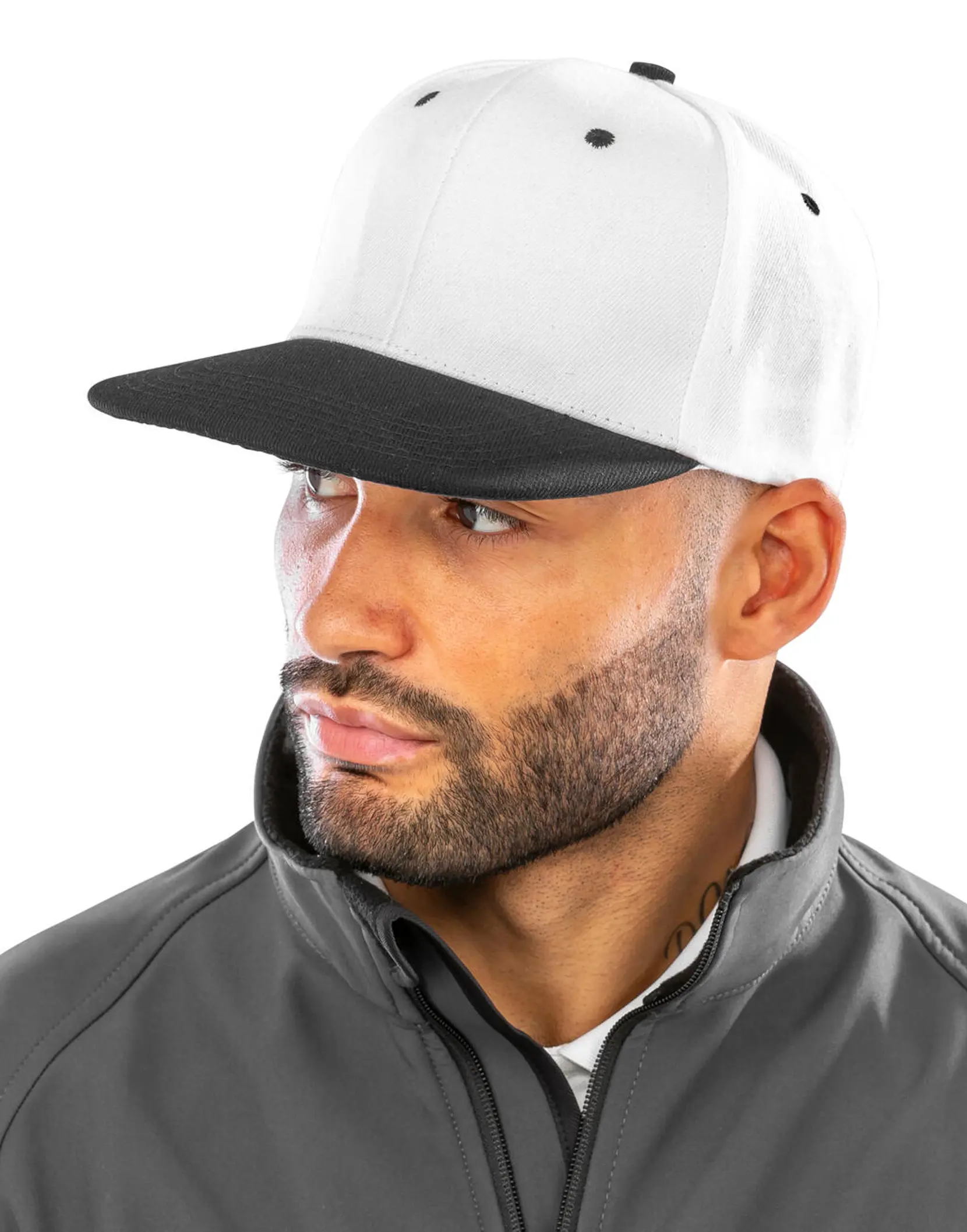 Bild på Bronx Original Flat Peak Snap Back Dual Color Cap