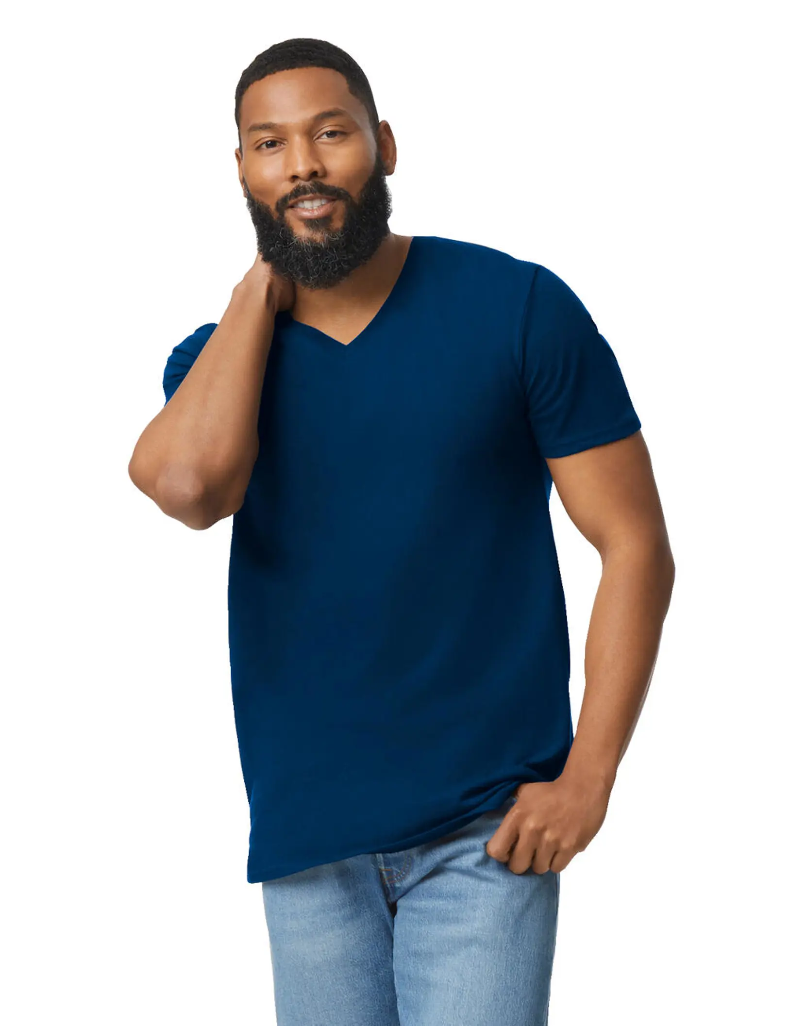 Bild på Softstyle Adult V-Neck T-Shirt