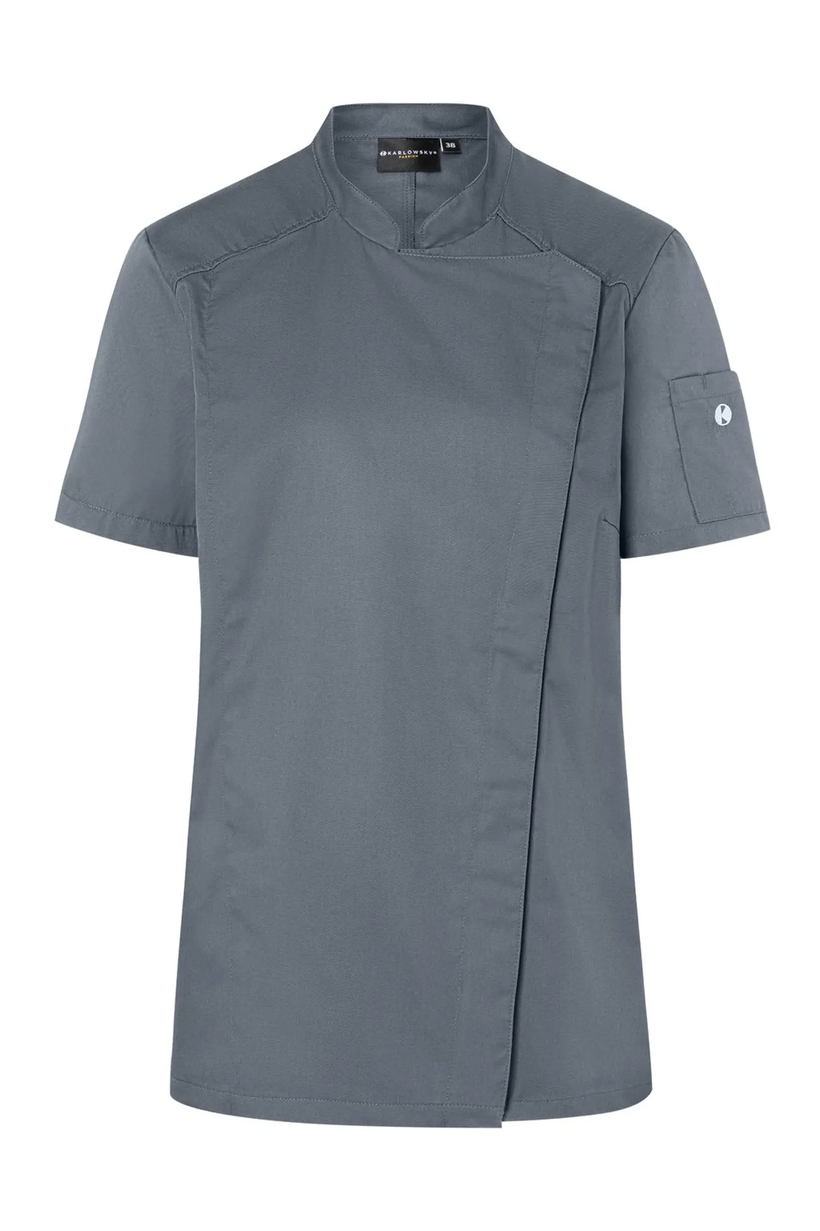 Bild på Short-Sleeve Ladies' Chef Jacket Modern-Look