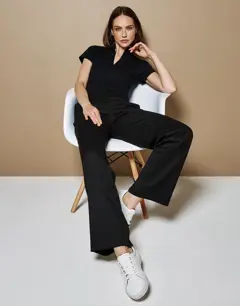 Bild på Regular Fit Mandarin Collar Top