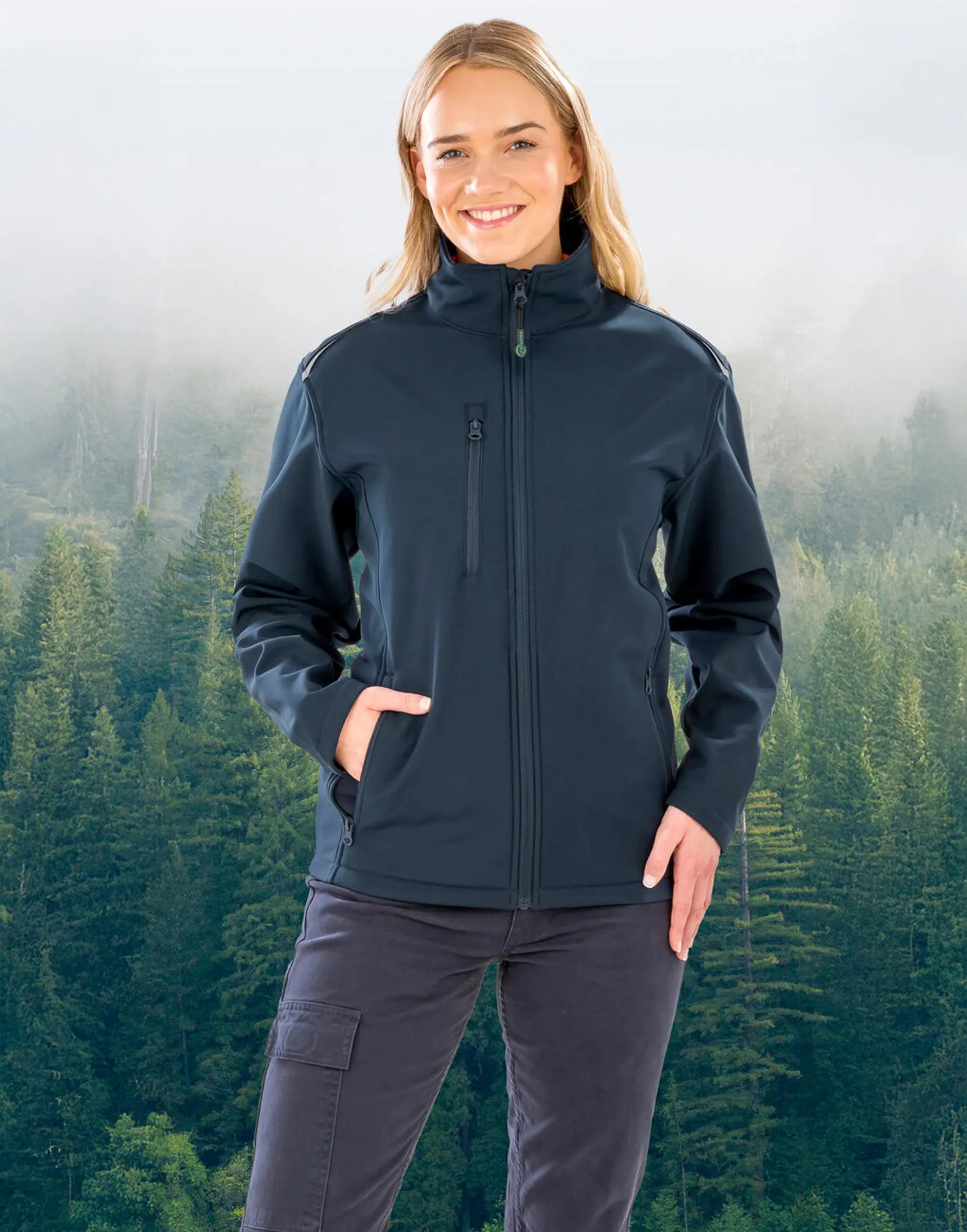 Bild på Womens Recycled 3-Layer Printable Softshell Jacket