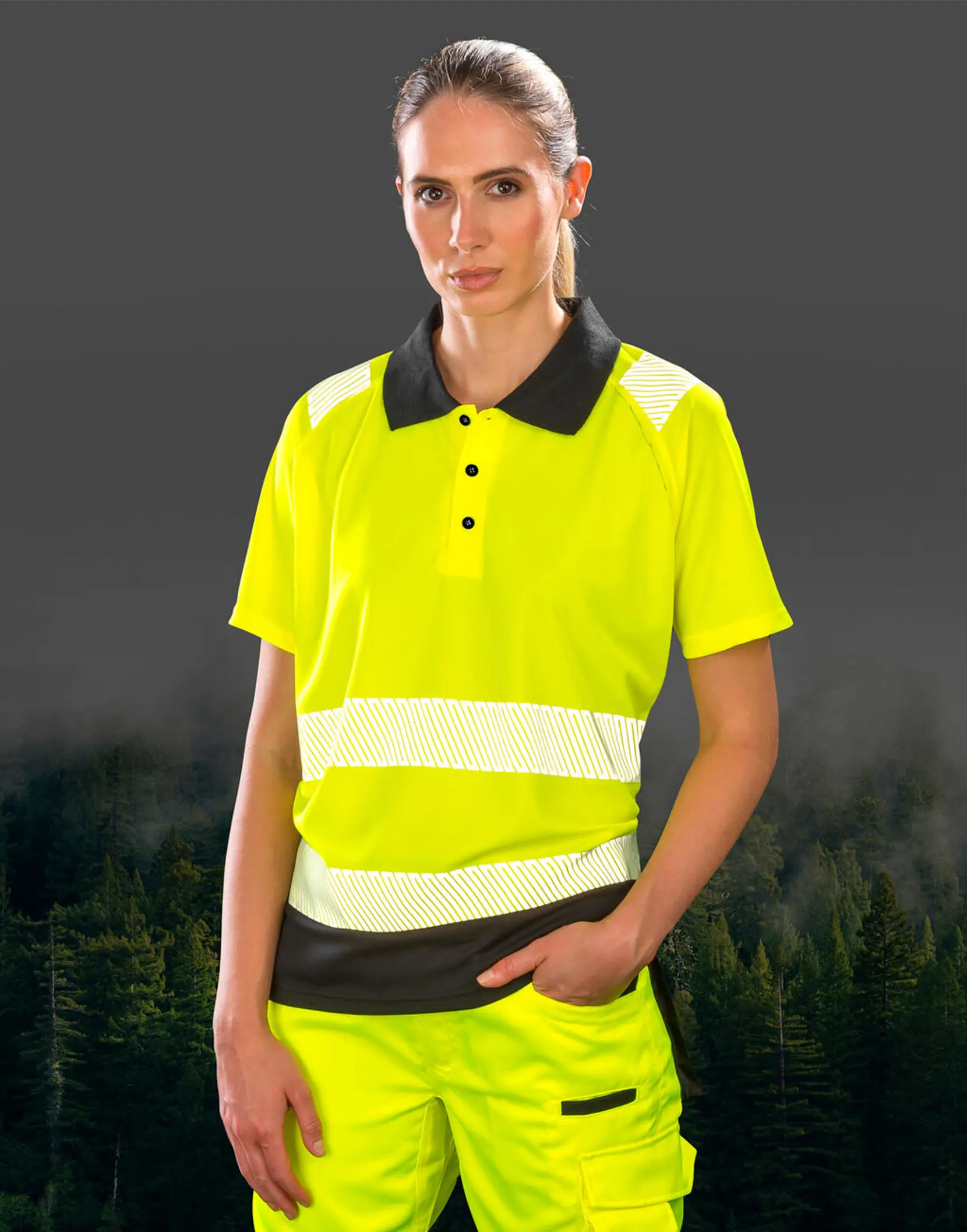 Bild på Recycled Safety Polo Shirt