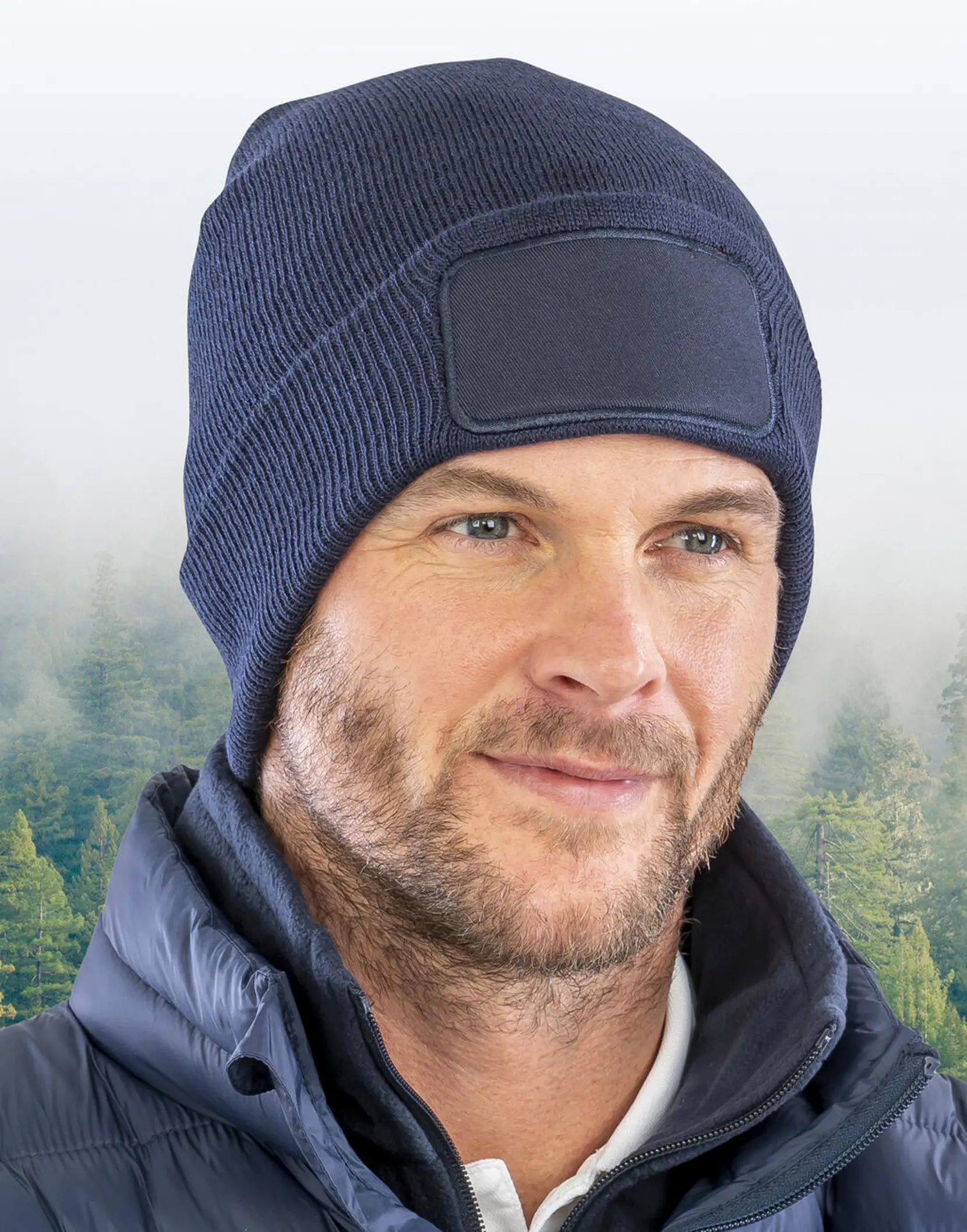 Bild på Recycled Double Knit Printers Beanie