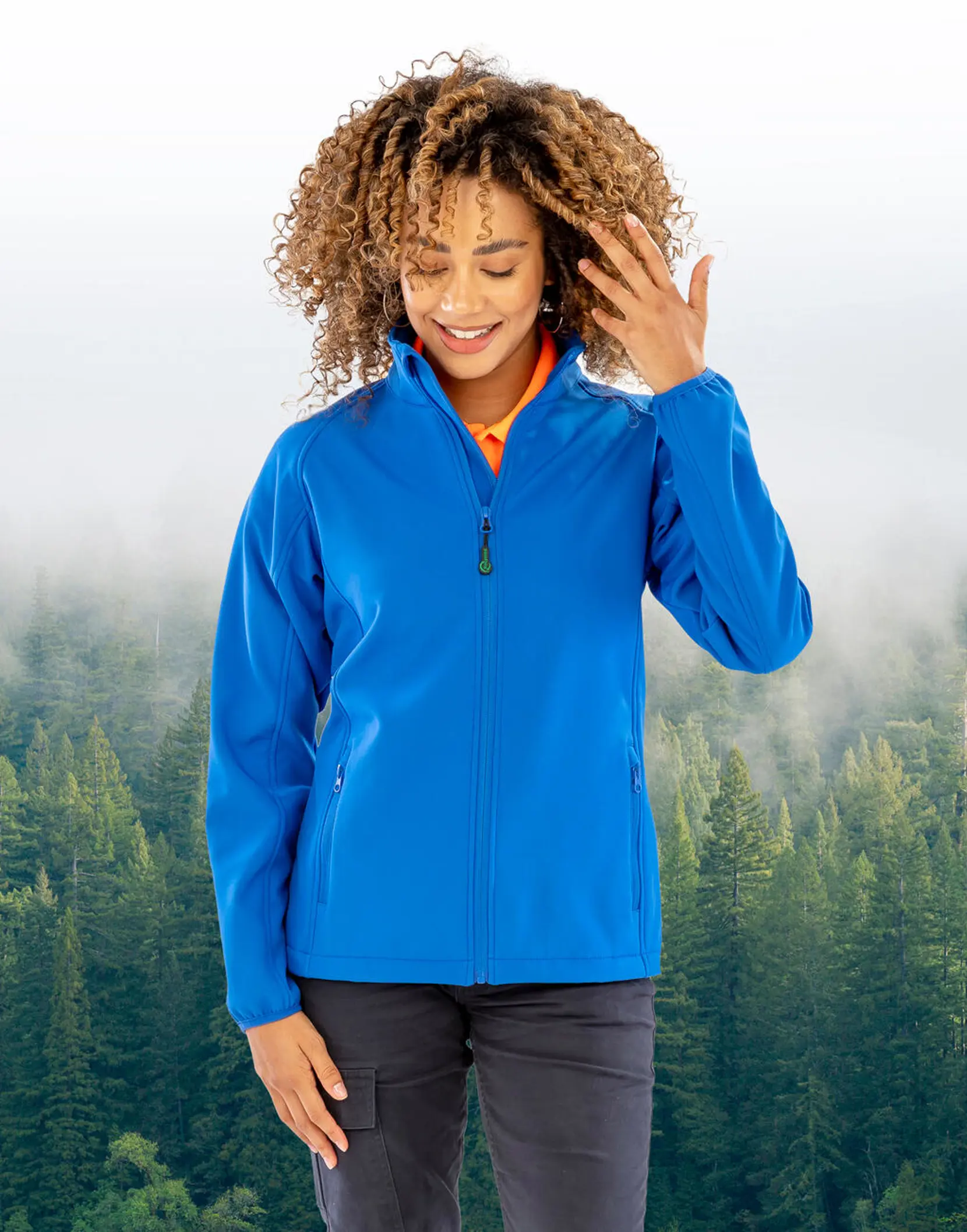 Bild på Women's Recycled 2-Layer Printable Softshell Jkt
