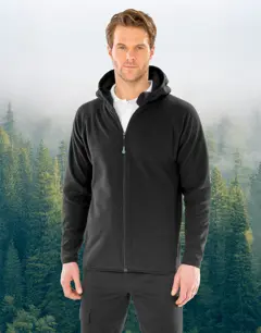 Bild på Hooded Recycled Microfleece Jacket