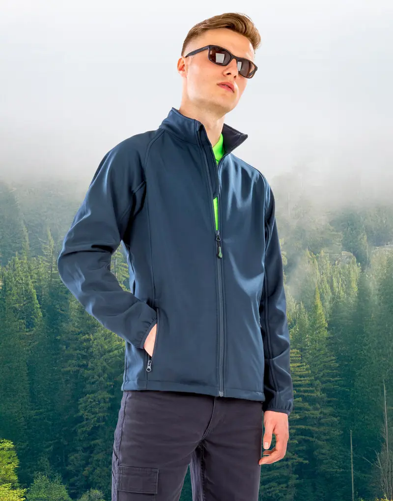 Bild på Men's Recycled 2-Layer Printable Softshell Jacket