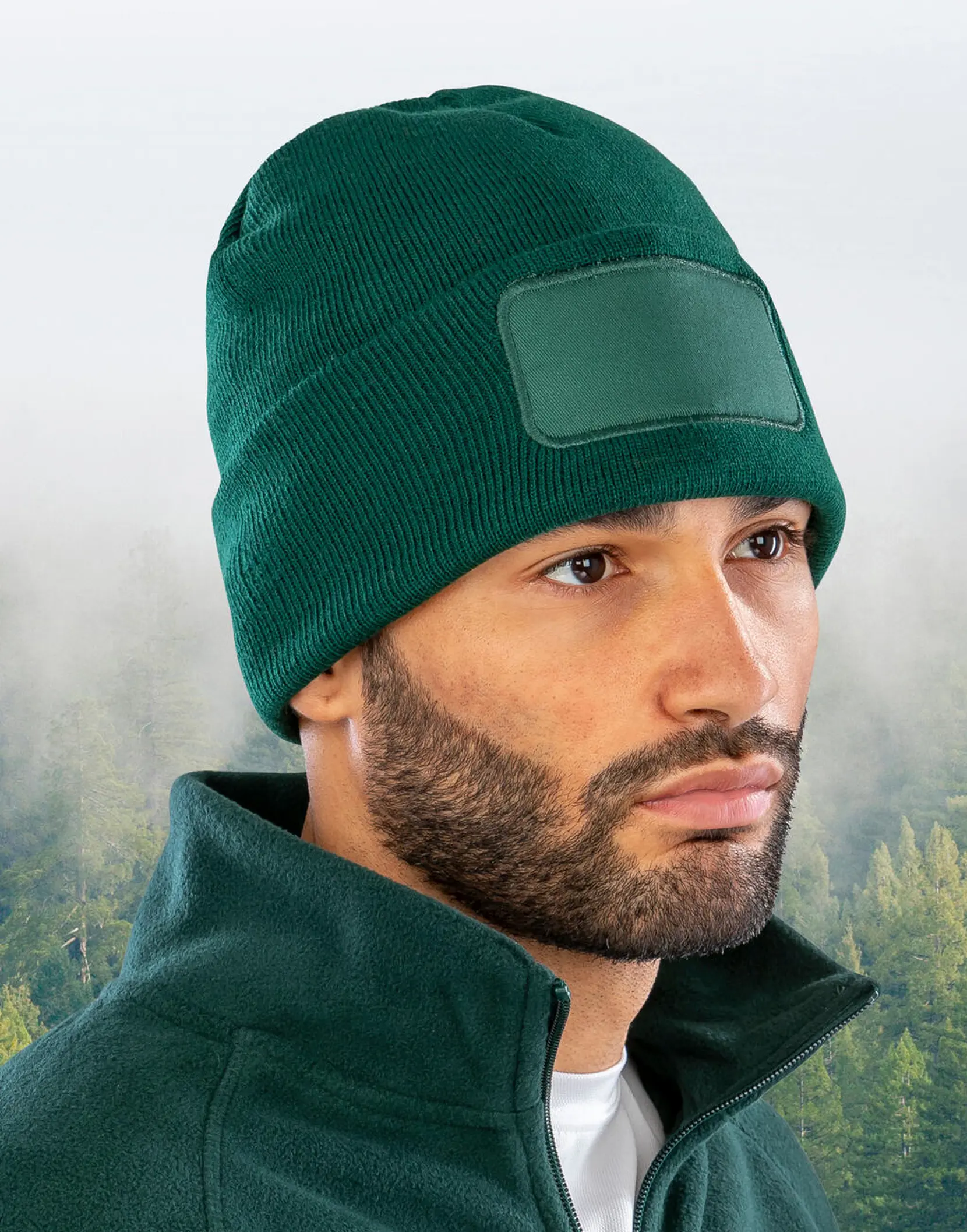 Bild på Recycled Double Knit Printers Beanie