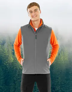 Bild på Men's Recycled 2-Layer Printable Softshell B/W