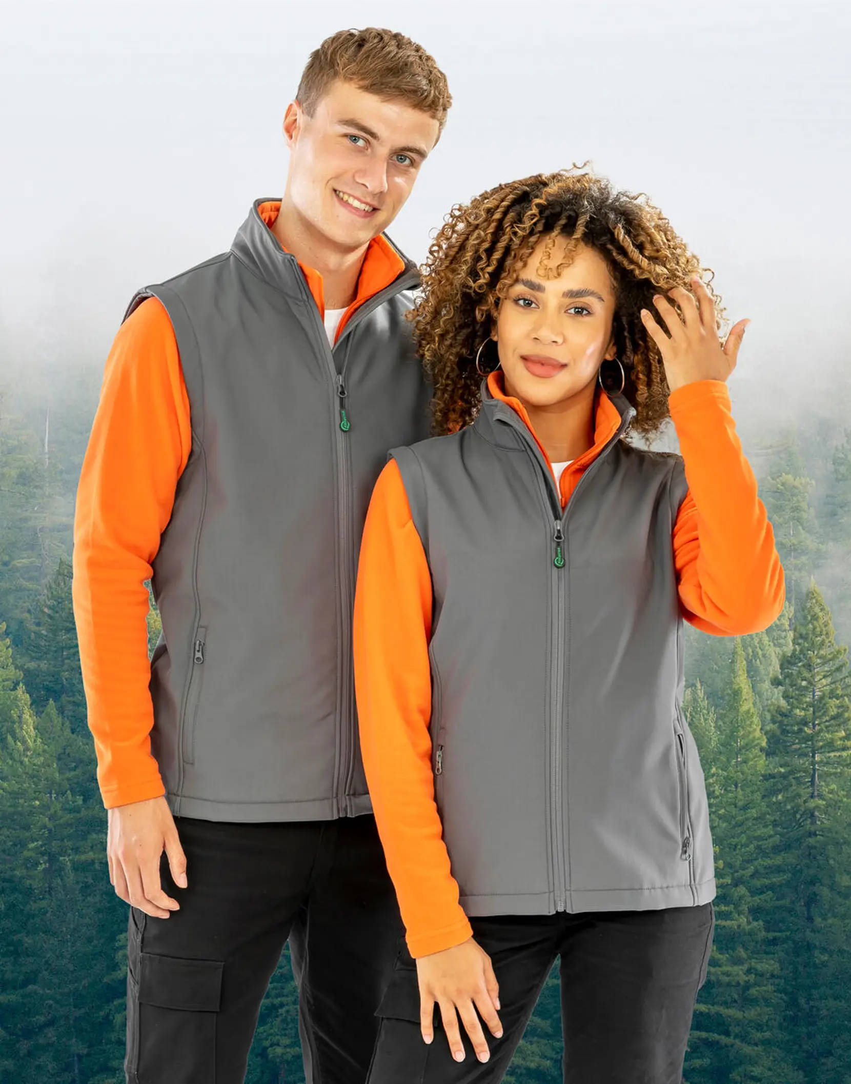 Bild på Men's Recycled 2-Layer Printable Softshell B/W