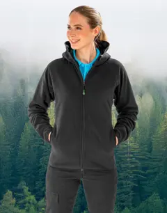 Bild på Hooded Recycled Microfleece Jacket