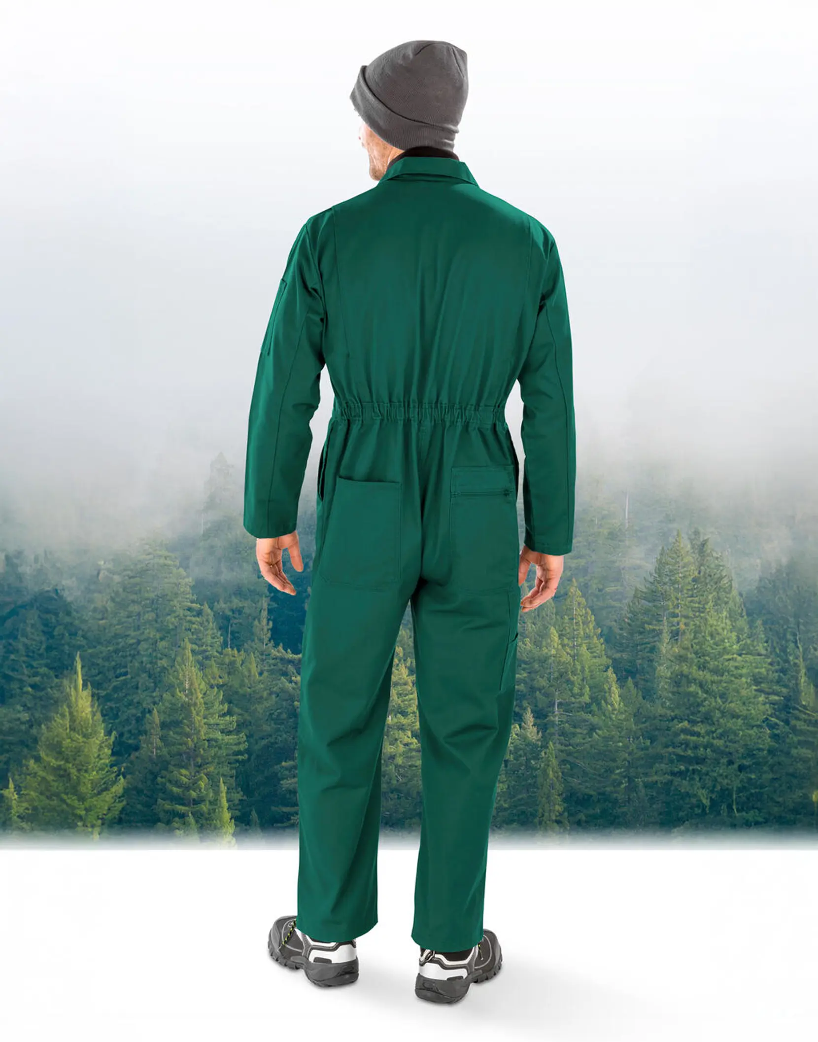 Bild på Recycled Action Overall with Zip Front