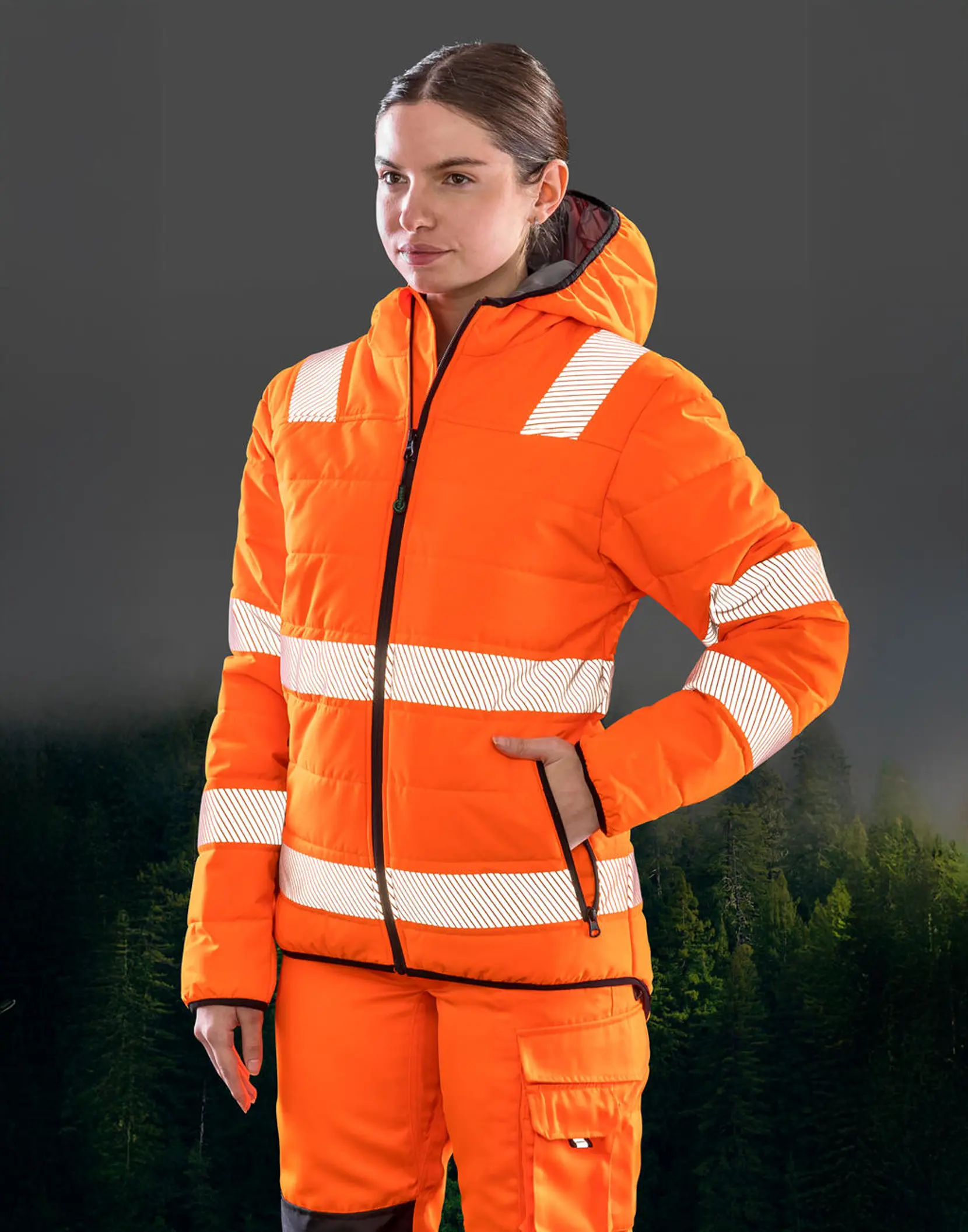 Bild på Recycled Ripstop Padded Safety Jacket