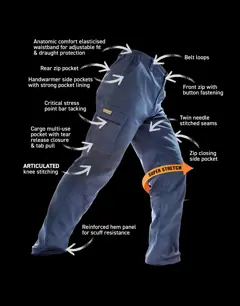 Bild på Work Guard Stretch Trousers Long