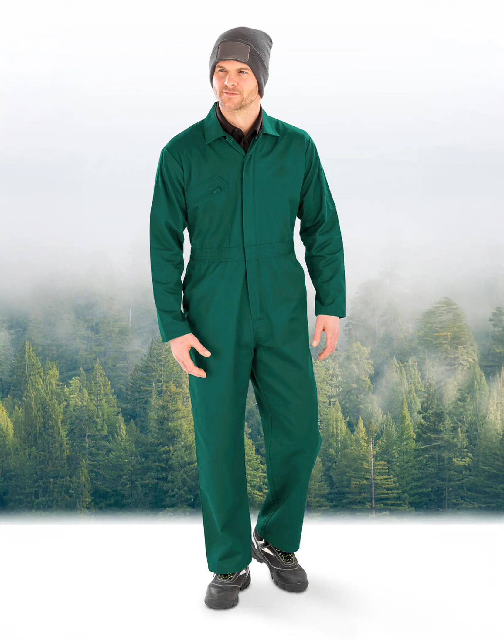 Bild på Recycled Action Overall with Zip Front