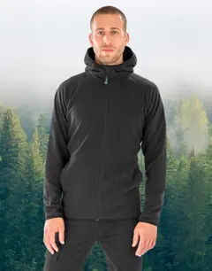 Bild på Hooded Recycled Microfleece Jacket