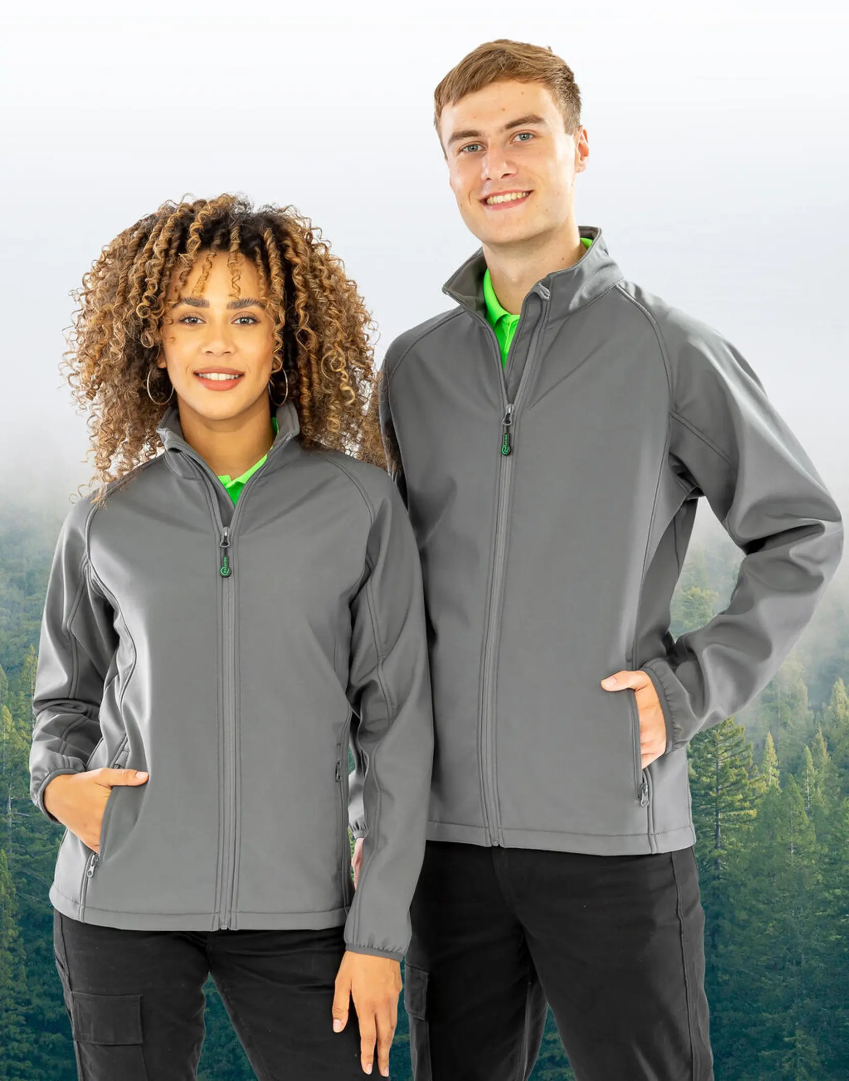 Bild på Women's Recycled 2-Layer Printable Softshell Jkt