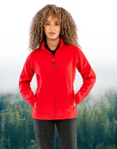 Bild på Women's Recycled 2-Layer Printable Softshell Jkt