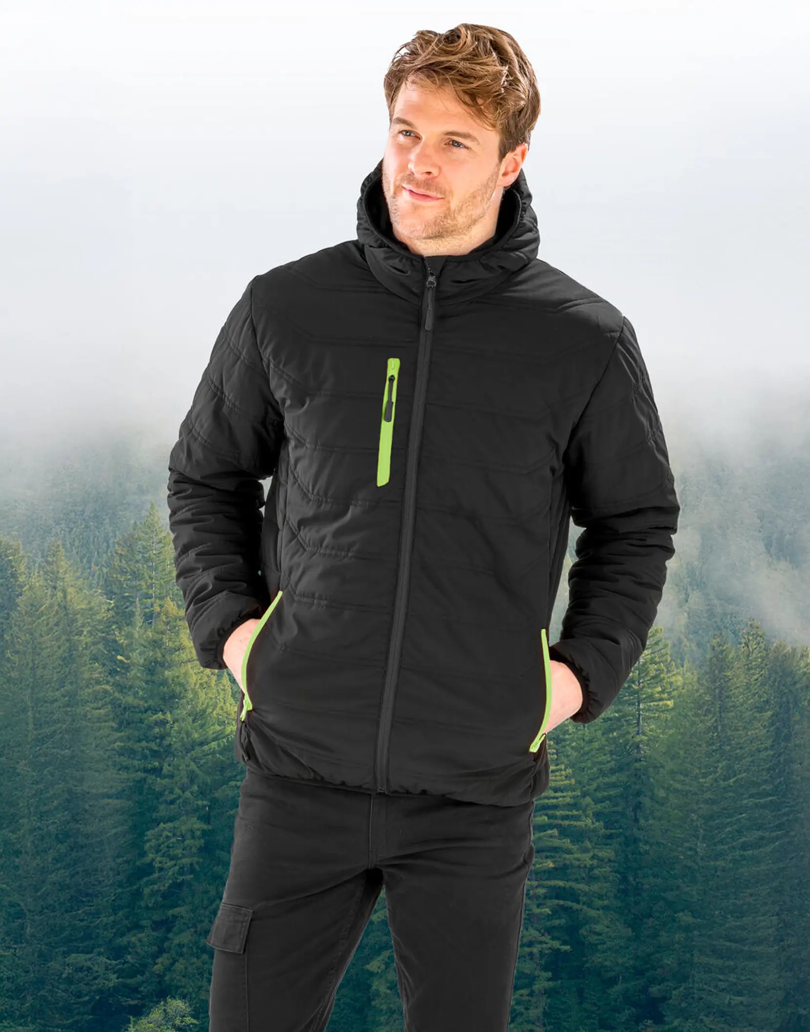 Bild på Black Compass Padded Winter Jacket
