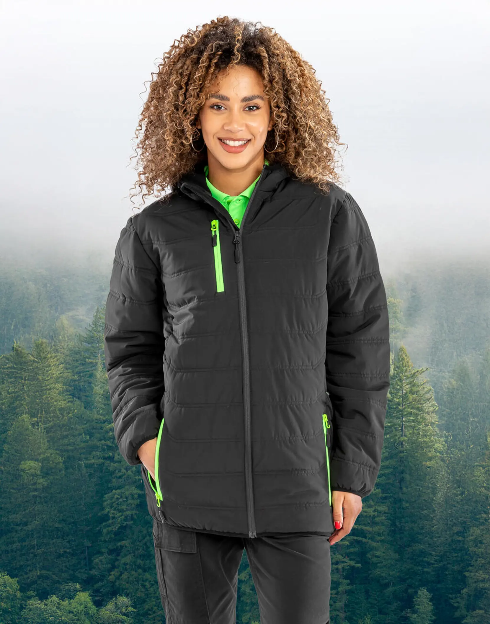 Bild på Black Compass Padded Winter Jacket