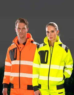 Bild på Recycled Robust Zipped Safety Hoody
